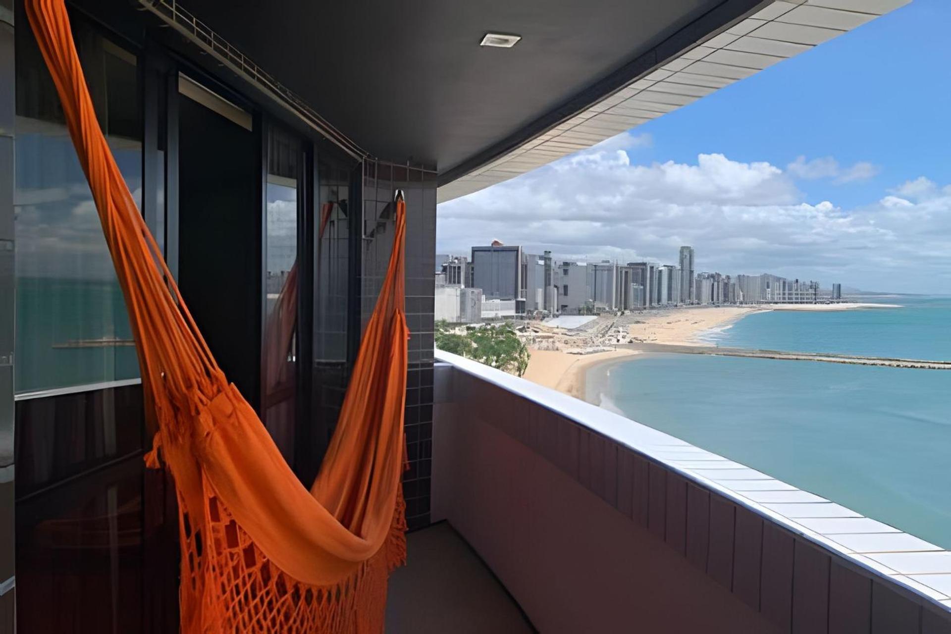 شقة Hosts Br - Flat Frente Mar Na Beira Mar فورتاليز المظهر الخارجي الصورة